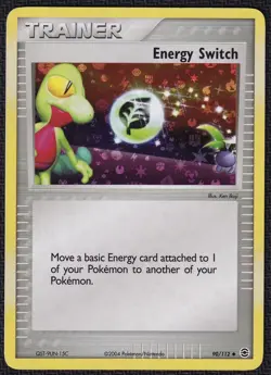 Pokemon Energy Switch 90/112 Reverse Holo EX FireRed LeafGreen - Image 1
