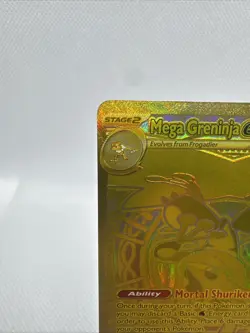 2026 Pokemon Mega Greninja ex Gold Hyper Rare 122/086 Chaos Rising NM - Image 2