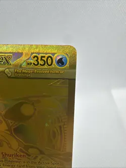 2026 Pokemon Mega Greninja ex Gold Hyper Rare 122/086 Chaos Rising NM - Image 3