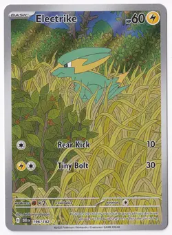 Electrike 196/182 Illustration Rare Destined Rivals Pokemon Holo Near Mint - Image 1