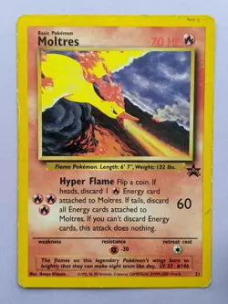 MOLTRES 21 HP WIZARDS BLACK STAR PROMOS Promo Pokemon - Image 1