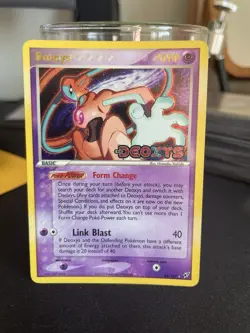 Deoxys REVERSE HOLO Stamped Normal Forme 16/107 EX Deoxys Pokemon 2005 LP/NM - Image 1