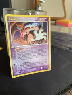 Deoxys REVERSE HOLO Stamped Normal Forme 16/107 EX Deoxys Pokemon 2005 LP/NM - Image 2