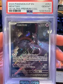 Mewtwo 151 UPC Full Art Promo SVP #52 2023 Pokemon PSA 10 Gem Mint - Image 1
