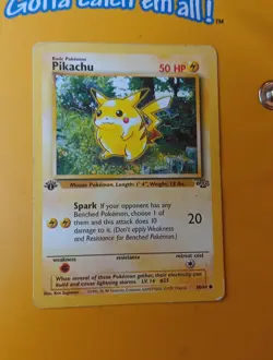 1999 Pokemon TCG Pikachu Jungle Set 60/64 Common 1st Edition Red Cheeks - Image 1