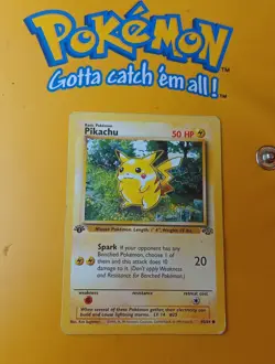 1999 Pokemon TCG Pikachu Jungle Set 60/64 Common 1st Edition Red Cheeks - Image 3
