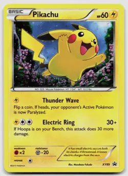Pikachu (Collector Chest) XY89 XY Promo Pokemon LP - Image 1