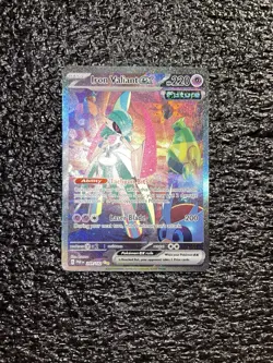 Pokemon Iron Valiant ex 249/182 Paradox Rift Special Illustration Rare NM - Image 1