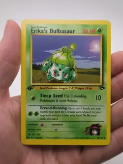 Pokemon TCG: Erika's Bulbasaur, Gym Challenge 39/132, 1st Edition (NM-LP) - Image 1