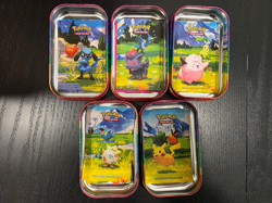 Pokemon Ascended Heroes -- Mini Tins Opened No Packs Full Set Of 5 Empty Tins - Image 2
