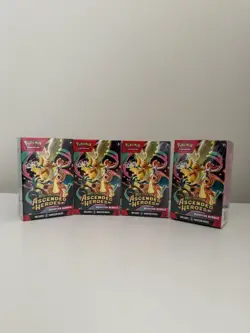 Pokemon TCG Mega Evolution Ascended Heroes Booster Bundles Lot of 4 - Image 1