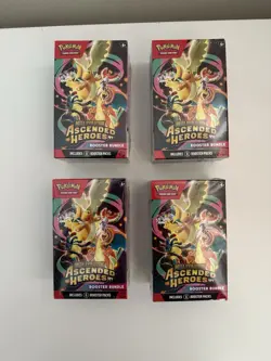 Pokemon TCG Mega Evolution Ascended Heroes Booster Bundles Lot of 4 - Image 2