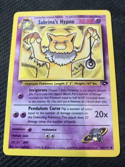 Pokemon Sabrina's Hypno 56/132 Common Lp+ - Image 1