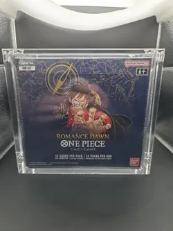 One Piece OP01 Display - Blue Bottom 1. Edition OVP English 1. Wave Pre-Errata - Image 1