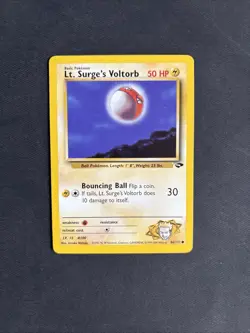 Pokemon TCG Lt. Surge's Voltorb Gym Challenge Card 86/132 Regular Non Holo - NM - Image 1
