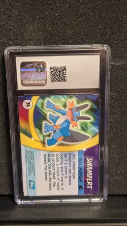 CGC 9 Swampert #74 Pokemon Topps Advanced Challenge 2004 - Image 2