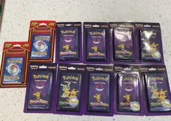 Pokemon Card Lot Sealed Limited Edition Trick Or Trade Cards - Image 1