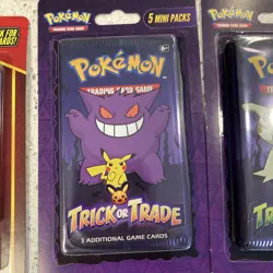 Pokemon Card Lot Sealed Limited Edition Trick Or Trade Cards - Image 4
