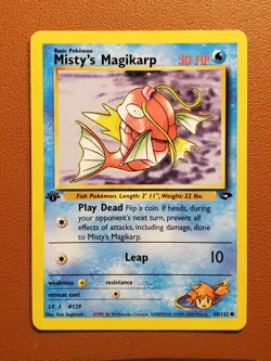 Misty’s Magikarp 88/132 Gym Challenge 1st Ed Non Holo Pokemon Card WOTC - NM - Image 1