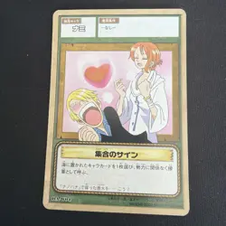 Sanji Nami From TV animation ONE PIECE Card Game TCG Japanese Bandai 2002 BA-W04 - Image 1