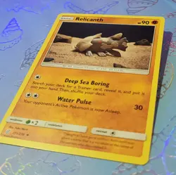 Relicanth 111/236 Unified Minds Yuka Morii Clay Art Pokemon Card NM - Image 3