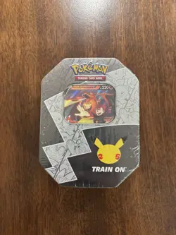 Pokemon TCG Celebrations 25th Anniversary Tin Factory Sealed Lance’s Charizard V - Image 1