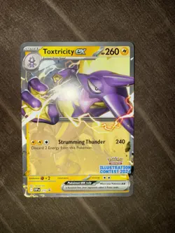Toxtricity ex Illustration Contest 2024 Promo SVP 215 Pokemon TCG NM - Image 1