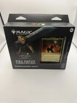 Magic: The Gathering Final Fantasy VII Commander Deck Limit Break Damaged box - Image 1