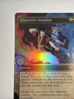 Expressive Iteration (Rainbow Foil) Secret Lair Drop Foil - Image 2