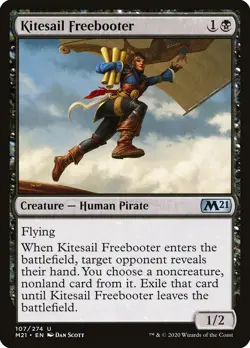 Kitesail Freebooter (107) – Core Set 2021 M21 – MTG Magic the Gathering - Image 1