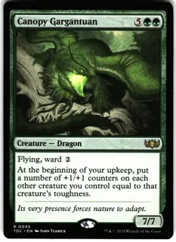 Commander: Tarkir: Dragonstorm #45 Canopy Gargantuan - Image 1