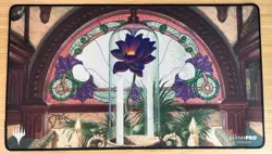 MTG Artist Signed Limited Edition Playmat - Black Lotus by Raoul Vitale 35/180 - Image 1