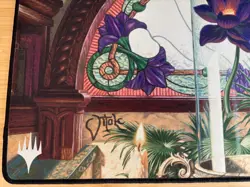MTG Artist Signed Limited Edition Playmat - Black Lotus by Raoul Vitale 35/180 - Image 3