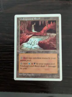 Underground River MTG Core Set 5th Edition Regular LP/ MP - Image 1