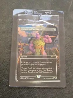 Magic The Gathering Marvel Thanos Swords Plowshares PSA Exclusive Promo Sealed - Image 1