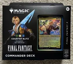 MTG FINAL FANTASY X Counter Blitz Commander Deck Sealed Tidus New - Image 1