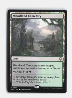 Woodland Cemetery 354 Commander: Bloomburrow MTG NM - Image 1