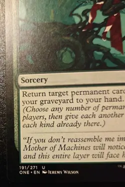 Unnatural Restoration 191/271 Uncommon Phyrexia: All Will Be One MTG - Image 4