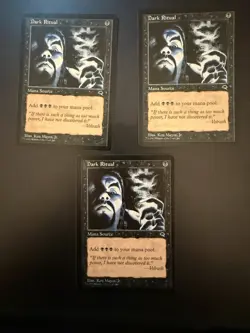Dark Ritual Tempest x3 Magic The Gathering MTG - Image 1