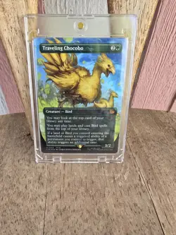 Traveling Chocobo (Borderless Track Foil) - MTG FINAL FANTASY - Image 1