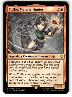 Yuffie, Materia Hunter (Surge Foil) 65 Commander: FINAL FANTASY MTG NM - Image 1