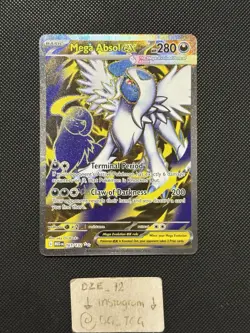 Pokemon Mega Evolutions - Mega Absol Ex - 161/132 - Full Art Rare - M/NM - Image 1