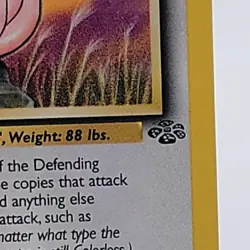 Pokemon WOTC Clefable 1st Edition 17/64 Jungle Regular 1999 English LP - Image 5