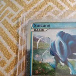 RARE!! Pokemon Suicune HGSS21 Black Star Promo 2010 Cosmo Holo LP/NM ! AWESOME - Image 2