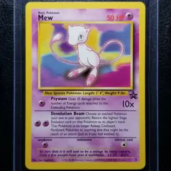 Mew 8 Pokemon League Wizards Black Star Promo Pokemon 2000 - Image 2