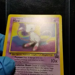 Mew 8 Pokemon League Wizards Black Star Promo Pokemon 2000 - Image 4