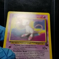 Mew 8 Pokemon League Wizards Black Star Promo Pokemon 2000 - Image 5