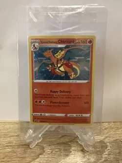 Pokemon TCG Special Delivery Charizard SWSH075 Holo Black Star Promo Sealed - Image 2