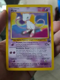 1999 Pokemon Black Star Promo Mew #8 Non-Holo Wizards Of The Coast - Image 1