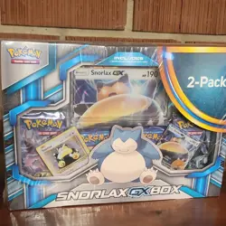 Pokemon Snorlax GX Box 2-Pack Trading Card Game Never-Before-Seen GX Card - Image 1